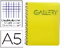 Cuaderno tamaño A5 con espiral y tapa de plástico