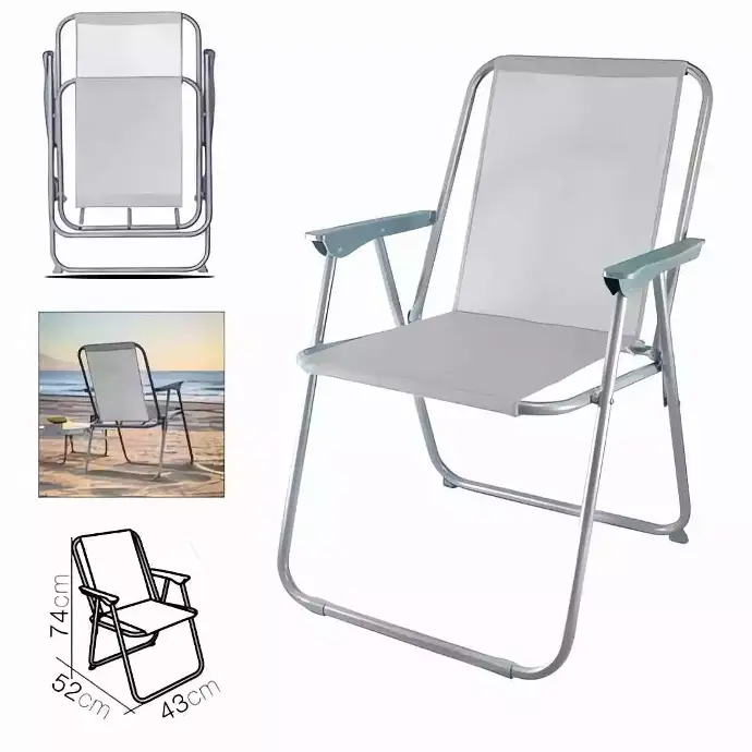 Silla de playa. Plegable