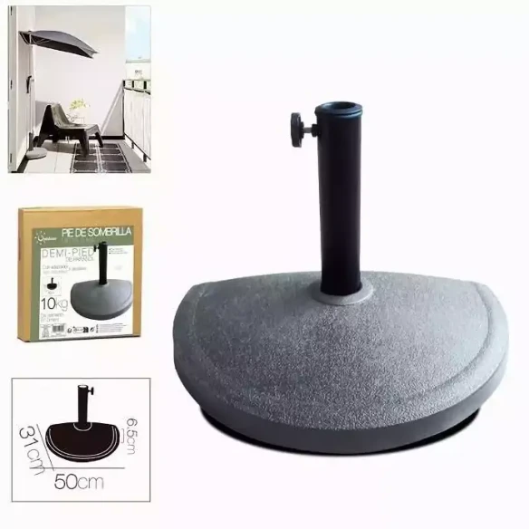 Base para sombrillas media luna - 10kg