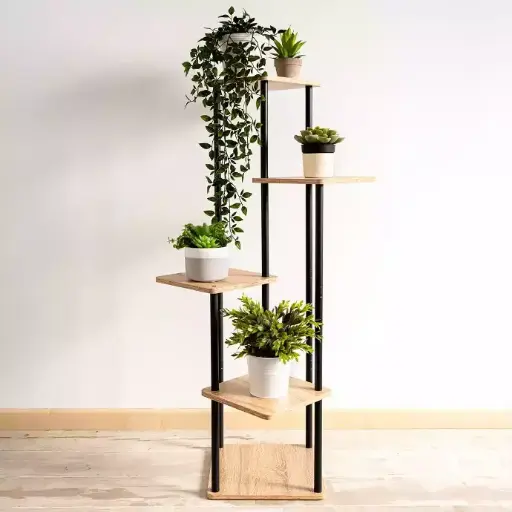 [8414793725699] Soporte para Cinco Macetas en Acero