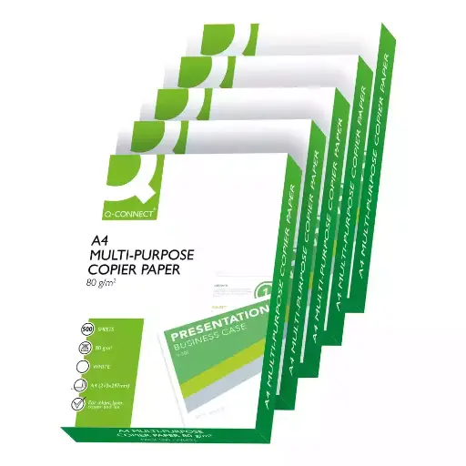 [5705831010871] Caja 5x500 papel impresora a4 80 gramos